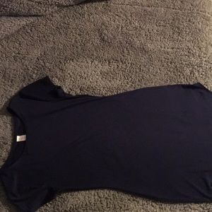 Navy Blue Skin Fitted Dress